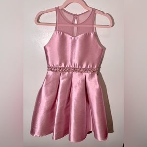 Girl’s pink party dress by Rare Editions. Size believed to be 14 (tag worn out)